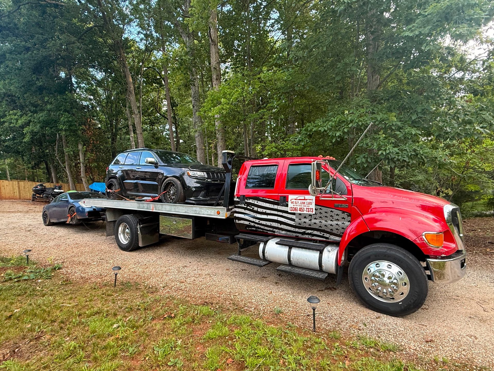 Junk car pickup